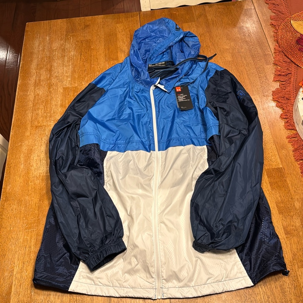 Under Armour Jacket Men’s 3XXXL Royal, Navy and White